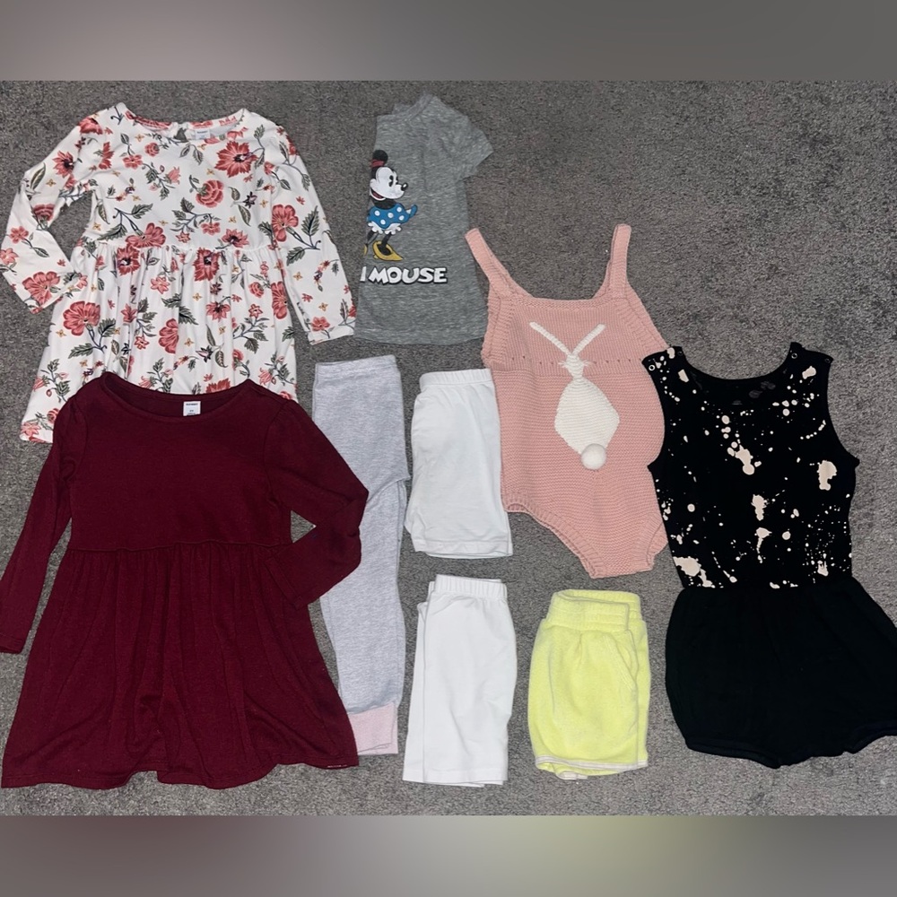 9-Piece Girls 2T Clothing Lot – Toddler Fashion Essentials